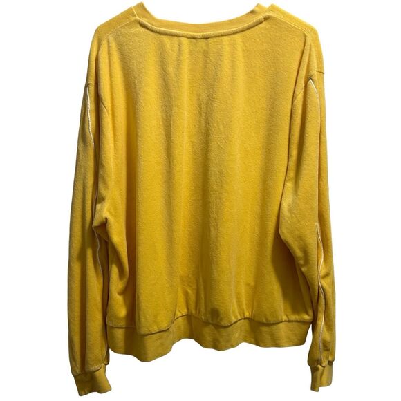 Women's Nike Yellow Pullover Sweatshirt Size 1X - Picture 3 of 7